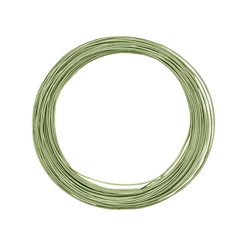 Vaessen Creative 24250-008 Aludraht Schmuck 0,8 mm x 15 m, Biegsam Schmuckdraht, Aluminium, apfelgrün, 1500 x 0.011 x 0.2 cm Vaessen Creative 24250-008 Aludraht Schmuck 0,8 mm x 15 m, Biegsam Schmuckdraht, Aluminium, apfelgrün, 1500 x 0.011 x 0.2 cm von Vaessen Creative