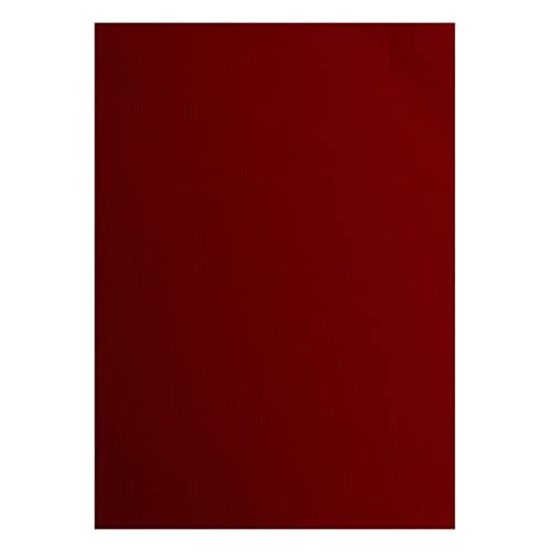 Vaessen Creative 2928-031A4 Florence Cardstock Papier, Rot, 216 Gramm/m², DIN A4, 10 Stück, Textur, für Scrapbooking, Kartenherstellung, Stanzen und andere Papierbasteleien von Vaessen Creative