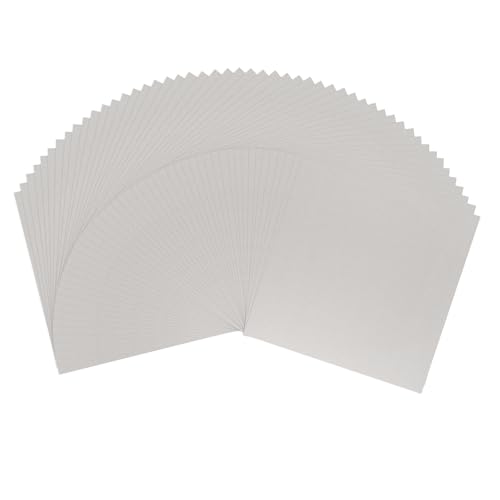 Vaessen Creative 29993-026 Pappe zum Basteln-Buchbinderkarton 30,5 x 30,5 cm-Graupappe 1mm-50 St. Bastelkarton-zum Buchbinden, Scrapbooking und Journaling, Grau Vaessen Creative 29993-026 Pappe zum Basteln-Buchbinderkarton 30,5 x 30,5 cm-Graupappe 1mm-50 St. Bastelkarton-zum Buchbinden, Scrapbooking und Journaling, Grau von Vaessen Creative