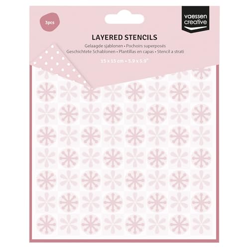 Vaessen Creative 3625-0120 Layering Schablone Karomuster-3 St. Wiederverwendbare Malschablone 15 x 15 cm-DIY, Scrapbooking, Karten, Bullet Journal und Basteln mit Papier, Transparant Vaessen Creative 3625-0120 Layering Schablone Karomuster-3 St. Wiederverwendbare Malschablone 15 x 15 cm-DIY, Scrapbooking, Karten, Bullet Journal und Basteln mit Papier, Transparant von Vaessen Creative