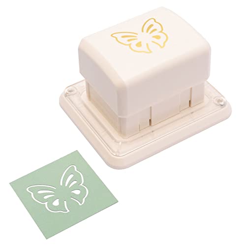 Vaessen Creative 3D Motivstanzer Schmetterling, Large, Magnetischer Motivlocher aus Metall und Plastik, zum Basteln mit Papier und Scrapbooking, Iron, Pink, 17 x 12 x 6 cm von Vaessen Creative