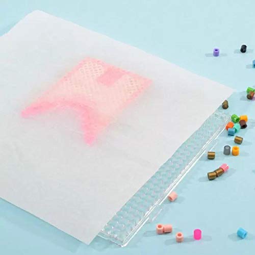 Vaessen Creative 5009-901 Bügelpapier zum Basteln mit Bügelperlen, 5 Stück, 18 x 20 cm, Transparentes Weiß, Schützt Steckperlen und Bügeleisen beim Erhitzen Vaessen Creative 5009-901 Bügelpapier zum Basteln mit Bügelperlen, 5 Stück, 18 x 20 cm, Transparentes Weiß, Schützt Steckperlen und Bügeleisen beim Erhitzen von Vaessen Creative