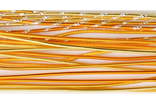 Vaessen Creative Alu Deco Aludraht | Gold | 40 cm | 27 Stück, Aluminium, 40 x 0,2 x 0,2 cm von Vaessen Creative