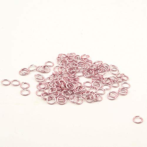 Vaessen Creative Alu Deco Biegeringe | 7,25 mm | Rosa | 150 Stück, Aluminium, Rose, 0, 72 x 0,2 cm, 150-Einheiten von Vaessen Creative