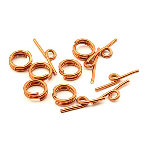 Vaessen Creative 3901-703 Alu Deco Knebelverschluss, 6 Stück, Aluminium, orange Kupfer, 0,5 x 0,5 x 0,2 cm Vaessen Creative 3901-703 Alu Deco Knebelverschluss, 6 Stück, Aluminium, orange Kupfer, 0,5 x 0,5 x 0,2 cm von Vaessen Creative