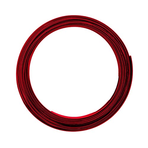 Vaessen Creative Aludraht Flach Schmuck 5 x 1 mm x 5 Meter | Biegsam Schmuckdraht Rot, Aluminium, red, 500 x 0.5 x 0.1 cm, 5 Vaessen Creative Aludraht Flach Schmuck 5 x 1 mm x 5 Meter | Biegsam Schmuckdraht Rot, Aluminium, red, 500 x 0.5 x 0.1 cm, 5 von Vaessen Creative