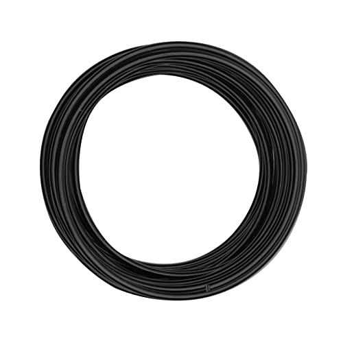 Vaessen Creative Aludraht Schmuck 4 mm x 10 Meter | Biegsam Schmuckdraht Schwarz, Aluminium, black, 1000 x 0.4 x 0.4 cm von Vaessen Creative