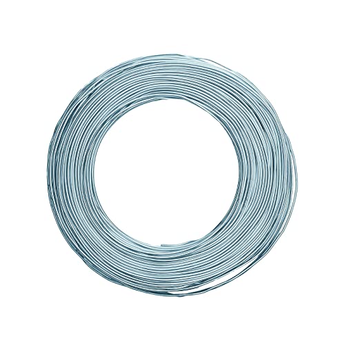 Vaessen Creative Basteldraht und Schmuckdraht 110 m x 1,5 mm Ice Blue – Flexibler Draht zum Basteln für Blumenkranz, Scmuckherstellung und Modellbau von Vaessen Creative