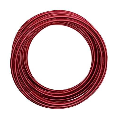 Vaessen Creative Aluminiumdraht, Ochsenblut, x 10 m, Aluminium Wire, Basteldraht, Dekodraht, Floristikdraht Aludraht Schmuck 5mm | Biegsam Schmuckdraht Dunkelrot, 1000 x 0.5 x 0.5 cm Vaessen Creative Aluminiumdraht, Ochsenblut, x 10 m, Aluminium Wire, Basteldraht, Dekodraht, Floristikdraht Aludraht Schmuck 5mm | Biegsam Schmuckdraht Dunkelrot, 1000 x 0.5 x 0.5 cm von Vaessen Creative