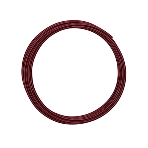 Vaessen Creative Aluminiumdraht, Ochsenblut 3mm x 3m, Aluminium Wire, Basteldraht, Dekodraht, Floristikdraht Aludraht Schmuck 3 mm x 3 Meter | Biegsam Schmuckdraht Dunkelrot, 300 x 3 x 3 cm, 3 Vaessen Creative Aluminiumdraht, Ochsenblut 3mm x 3m, Aluminium Wire, Basteldraht, Dekodraht, Floristikdraht Aludraht Schmuck 3 mm x 3 Meter | Biegsam Schmuckdraht Dunkelrot, 300 x 3 x 3 cm, 3 von Vaessen Creative