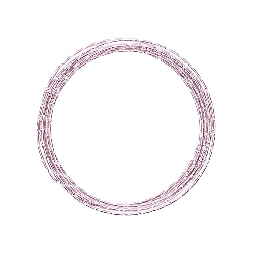 Vaessen Creative Aluminiumdraht, Rosa, m, Aluminium Wire, Basteldraht, Dekodraht, Floristikdraht Aludraht Diamant Schmuck 2 mm x 5 Meter | Biegsam Schmuckdraht Rose, 500 x 0.2 x 0.2 cm von Vaessen Creative