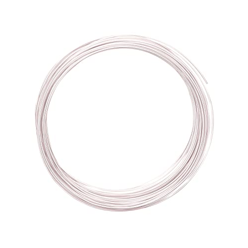 Vaessen Creative Aluminiumdraht, Zartes, 1mm x 10m, Aluminium Wire, Basteldraht, Dekodraht, Floristikdraht Aludraht Schmuck 1 mm x 10 Meter | Biegsam Schmuckdraht Misty Pink, 100 x 0.1 x 0.1 cm von Vaessen Creative