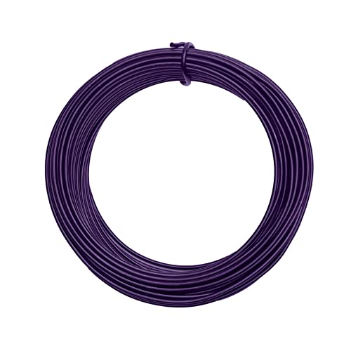 Vaessen Creative Basteldraht und Schmuckdraht 26 m x 3 mm Lila (Aubergine) – Flexibler Draht zum Basteln für Blumenkranz, Scmuckherstellung und Modellbau Vaessen Creative Basteldraht und Schmuckdraht 26 m x 3 mm Lila (Aubergine) – Flexibler Draht zum Basteln für Blumenkranz, Scmuckherstellung und Modellbau von Vaessen Creative
