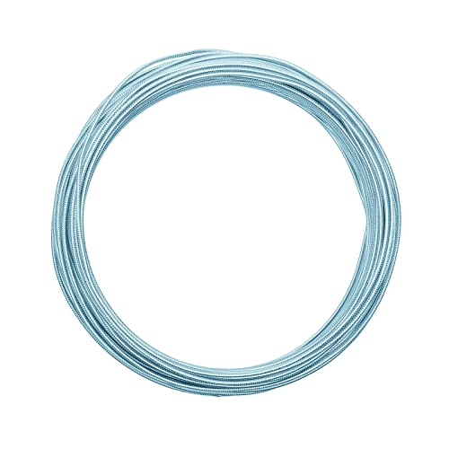 Vaessen Creative Basteldraht und Schmuckdraht 30 m x 2 mm Ice Blue – Rund Geprägt - Flexibler Draht zum Basteln für Blumenkranz, Scmuckherstellung und Modellbau Vaessen Creative Basteldraht und Schmuckdraht 30 m x 2 mm Ice Blue – Rund Geprägt - Flexibler Draht zum Basteln für Blumenkranz, Scmuckherstellung und Modellbau von Vaessen Creative