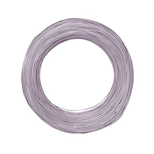Vaessen Creative Basteldraht und Schmuckdraht 235 m x 1 mm Soft Lilac – Flexibler Draht zum Basteln für Blumenkranz, Scmuckherstellung und Modellbau von Vaessen Creative