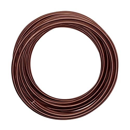 Vaessen Creative Aluminiumdraht, x 10 m, Aluminium Wire, Basteldraht, Dekodraht, Floristikdraht Aludraht Schmuck 5mm | Biegsam Schmuckdraht Schokolade braun, 1000 x 0.5 x 0.5 cm Vaessen Creative Aluminiumdraht, x 10 m, Aluminium Wire, Basteldraht, Dekodraht, Floristikdraht Aludraht Schmuck 5mm | Biegsam Schmuckdraht Schokolade braun, 1000 x 0.5 x 0.5 cm von Vaessen Creative