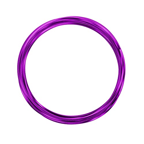 Vaessen Creative Basteldraht und Schmuckdraht 5 m x 2,8 mm x 0,5 mm Lila (Lavender) – Dreieckig Geprägt - Flexibler Draht zum Basteln für Blumenkranz, Scmuckherstellung und Modellbau von Vaessen Creative