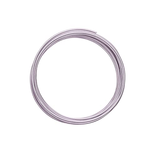 Vaessen Creative Basteldraht und Schmuckdraht 5 m x 2 mm Soft Lilac – Flexibler Draht zum Basteln für Blumenkranz, Scmuckherstellung und Modellbau von Vaessen Creative