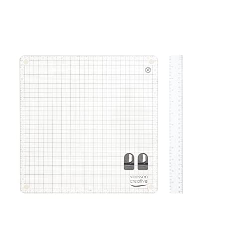Vaessen Creative Bastelset Selbstheilender Schneidematte und Magnetische Stempel Plattform von 30,5 × 30,5 cm – Scrapbook Zubehör für Karten Basteln, Journaling, Prägen und weitere Bastelprojekte Vaessen Creative Bastelset Selbstheilender Schneidematte und Magnetische Stempel Plattform von 30,5 × 30,5 cm – Scrapbook Zubehör für Karten Basteln, Journaling, Prägen und weitere Bastelprojekte von Vaessen Creative