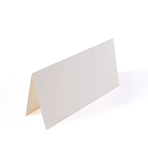 Vaessen Creative Blanko Faltkarten DIN Lang Elfenbein, 25 Stück, passende Briefumschläge erhältlich von Vaessen Creative