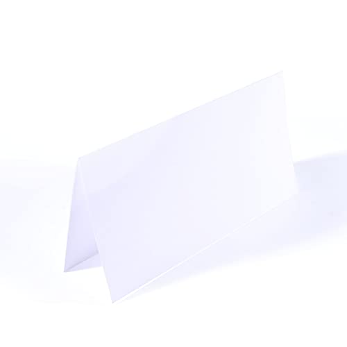 Vaessen Creative Blanko Faltkarten DIN lang Weiß, 25 Stück, passende Briefumschläge Erhältlich von Vaessen Creative