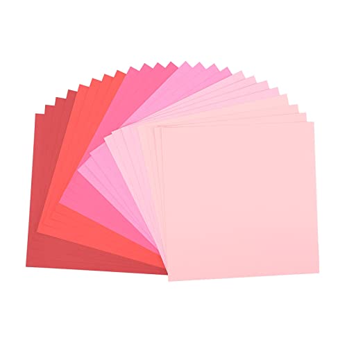 Vaessen Creative Florence Scrapbook-Papier 216 g 12x12-x24 Blatt-Multipack, pink, Paper, multicolor, 30.5 x 30.5 x 0.7 cm von Vaessen Creative