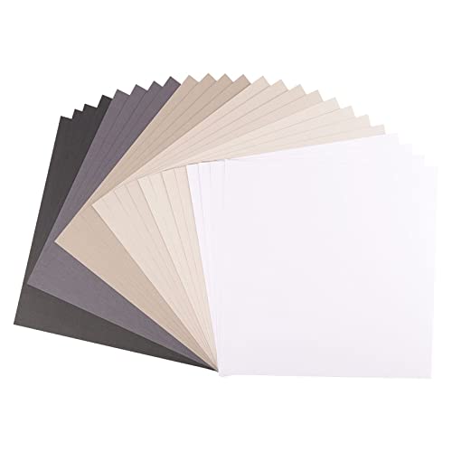 Vaessen Creative Florence Scrapbook-Papier 216 g 12x12-x24 Blatt-Multipack, schwarz, Paper, multicolor, 30.5 x 30.5 x 0.7 cm von Vaessen Creative