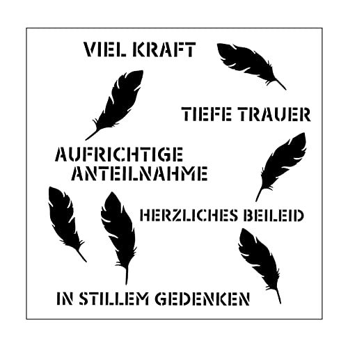 Vaessen Creative Kunst Schablone Stencil, Viel Kraft, zum Hinzufügen Farbiger Muster und Strukturen zu Bastelprojekte von Vaessen Creative