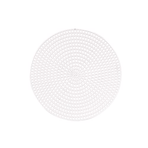 Vaessen Creative Kunststoffleinwand, Kreisform, Feinheitsgrad 7, flexibles Maschengewebe für Handarbeiten, Stickerei und Kreuzstich, 10 Stück, Größe ø11cm, Transparent Vaessen Creative Kunststoffleinwand, Kreisform, Feinheitsgrad 7, flexibles Maschengewebe für Handarbeiten, Stickerei und Kreuzstich, 10 Stück, Größe ø11cm, Transparent von Vaessen Creative