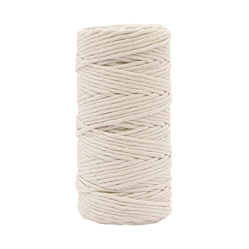 Vaessen Creative Makramee Garn Naturel, 3mm x 100 m, 100% Baumwolle, in Verschiedenen Farben Verfügbar, DIY, Basteln von Dekoration Wie Blumenampel, Wandbehang, Windlicht, Traumfänger Vaessen Creative Makramee Garn Naturel, 3mm x 100 m, 100% Baumwolle, in Verschiedenen Farben Verfügbar, DIY, Basteln von Dekoration Wie Blumenampel, Wandbehang, Windlicht, Traumfänger von Vaessen Creative