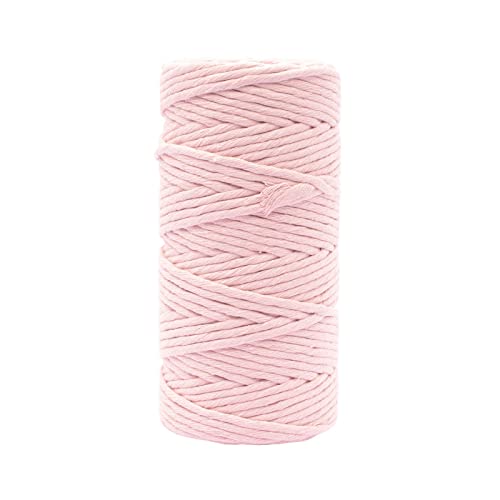 Vaessen Creative Makramee Garn Rosé, 3mm x 100 m, 100% Baumwolle, in Verschiedenen Farben Verfügbar, DIY, Basteln von Dekoration Wie Blumenampel, Wandbehang, Windlicht, Traumfänger Vaessen Creative Makramee Garn Rosé, 3mm x 100 m, 100% Baumwolle, in Verschiedenen Farben Verfügbar, DIY, Basteln von Dekoration Wie Blumenampel, Wandbehang, Windlicht, Traumfänger von Vaessen Creative