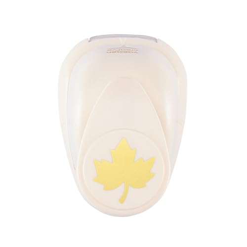 Vaessen Creative 21435-020 Motivstanzer, Medium Stanzer Ahorn-Blatt, Ausstanzung 2,5 cm Weit, Metall, lila, 6.5 x 4.5 x 4.4 cm von Vaessen Creative