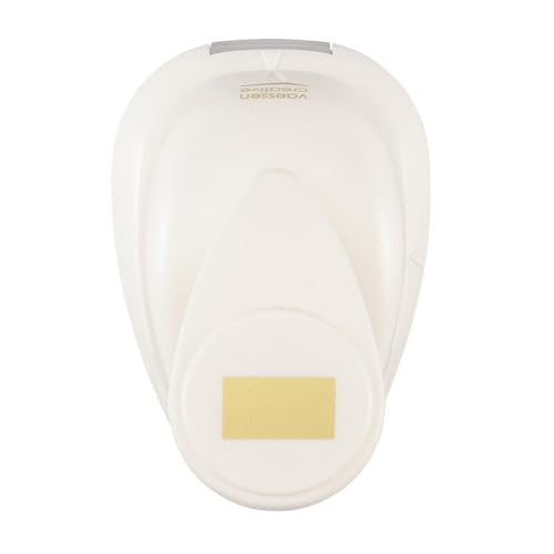 Vaessen Creative Motivstanzer Rechteck, 1,5 cm, Kleine Stanzer, Motivlocher, 1 Stück, bis zu 160 g/m², zum Basteln mit Papier und Scrapbooking, Weiß/Rosa, 0.8 x 1.4 cm Vaessen Creative Motivstanzer Rechteck, 1,5 cm, Kleine Stanzer, Motivlocher, 1 Stück, bis zu 160 g/m², zum Basteln mit Papier und Scrapbooking, Weiß/Rosa, 0.8 x 1.4 cm von Vaessen Creative