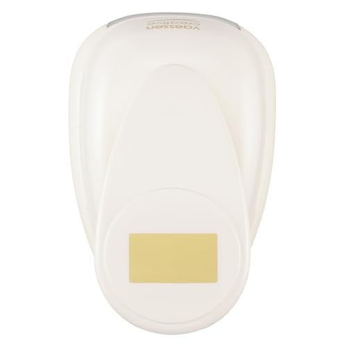 Vaessen Creative Motivstanzer Rechteck, 5 cm, Jumbo Stanzer, Großer Motivlocher, 1 Stück, bis zu 160 g/m², zum Basteln mit Papier und Scrapbooking, Weiß/Rosa, 2.2 x 4.4 cm Vaessen Creative Motivstanzer Rechteck, 5 cm, Jumbo Stanzer, Großer Motivlocher, 1 Stück, bis zu 160 g/m², zum Basteln mit Papier und Scrapbooking, Weiß/Rosa, 2.2 x 4.4 cm von Vaessen Creative