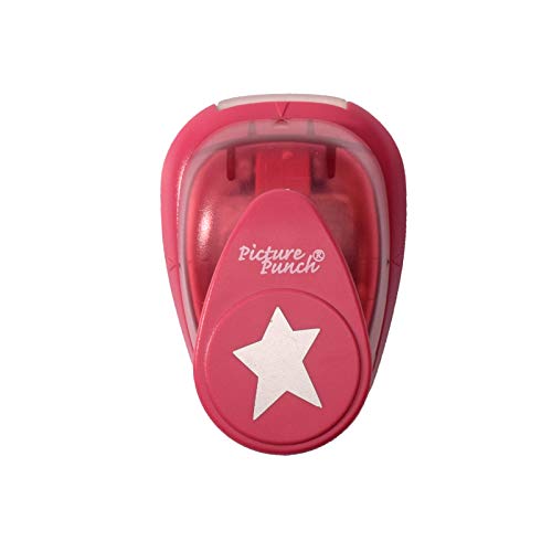 Vaessen Creative 21435-028 Motivstanzer, Medium Stanzer Stern, Ausstanzung 2,5 cm Weit, Metall, lila, 6.5 x 4.5 x 4.4 cm von Vaessen Creative