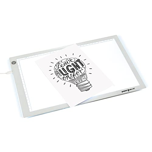 Vaessen Creative Paperfuel Lightpad LED DIN A4, zum Zeichnen und Skizzieren, für Handlettering, Diamantmalerei und andere Bastelarbeiten, White Vaessen Creative Paperfuel Lightpad LED DIN A4, zum Zeichnen und Skizzieren, für Handlettering, Diamantmalerei und andere Bastelarbeiten, White von Vaessen Creative