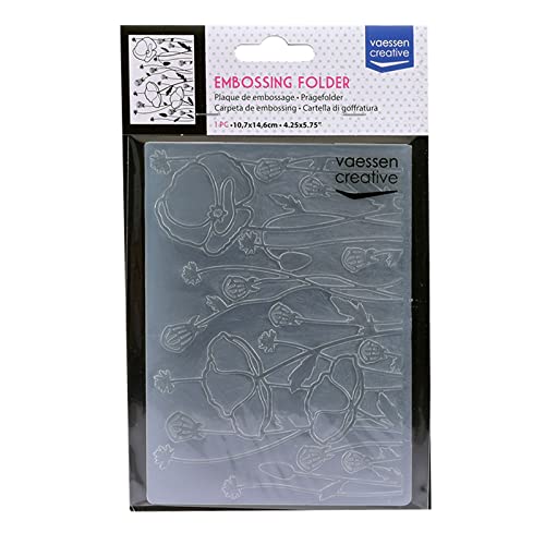 Vaessen Creative Prägefolder Mohnfeld, 5,7x4,25x0,19 inches (Verpackung kann Variieren) Vaessen Creative Prägefolder Mohnfeld, 5,7x4,25x0,19 inches (Verpackung kann Variieren) von Vaessen Creative
