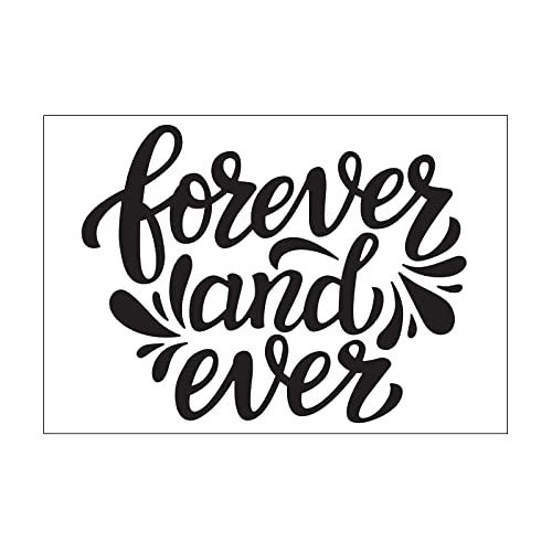 Vaessen Creative Prägeschablone Forever & Ever 14,6 x 10,7 cm – Embossing Folder für Karten Basteln, Scrapbooking, Journaling – Wiederverwendbar, Präzise Ergebnisse, Für Stanzmaschinen von Vaessen Creative
