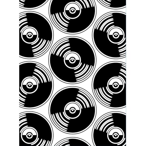 Vaessen Creative Prägeschablone LP 14,6 x 10,7 cm – Embossing Folder für Karten Basteln, Scrapbooking, Journaling – Wiederverwendbar, Präzise Ergebnisse, Für Stanzmaschinen von Vaessen Creative