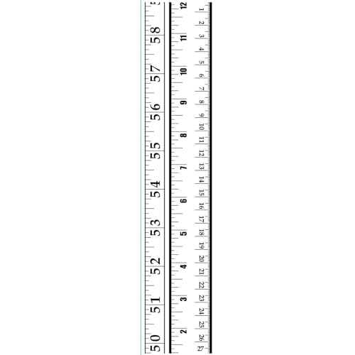 Vaessen Creative Prägeschablone Lineal 30,5 x 6,5 cm – Embossing Folder für Karten Basteln, Scrapbooking, Journaling – Wiederverwendbar, Präzise Ergebnisse, Für Stanzmaschinen von Vaessen Creative