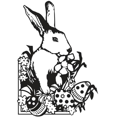 Vaessen Creative Prägeschablone Osterhase 14,6 x 10,7 cm – Embossing Folder für Karten Basteln, Scrapbooking, Journaling – Wiederverwendbar, Präzise Ergebnisse, Für Stanzmaschinen Vaessen Creative Prägeschablone Osterhase 14,6 x 10,7 cm – Embossing Folder für Karten Basteln, Scrapbooking, Journaling – Wiederverwendbar, Präzise Ergebnisse, Für Stanzmaschinen von Vaessen Creative