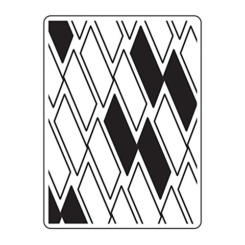 Vaessen Creative Prägeschablone Rechteck 14,6 x 10,7 cm – Embossing Folder für Karten Basteln, Scrapbooking, Journaling – Wiederverwendbar, Präzise Ergebnisse, Für Stanzmaschinen von Vaessen Creative