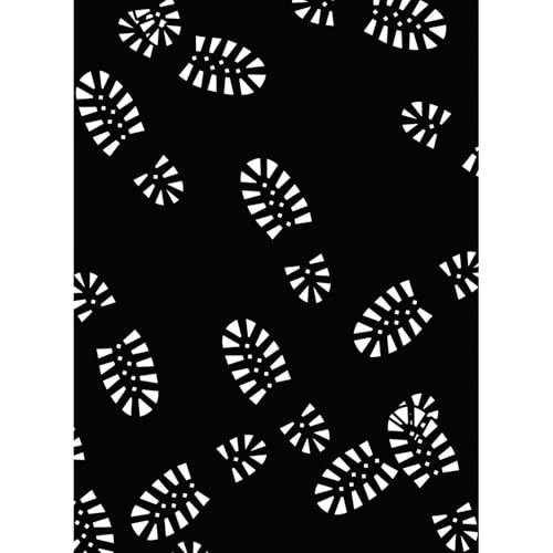 Vaessen Creative Prägeschablone Schuhabdruck 14,6 x 10,7 cm – Embossing Folder für Karten Basteln, Scrapbooking, Journaling – Wiederverwendbar, Präzise Ergebnisse, Für Stanzmaschinen von Vaessen Creative