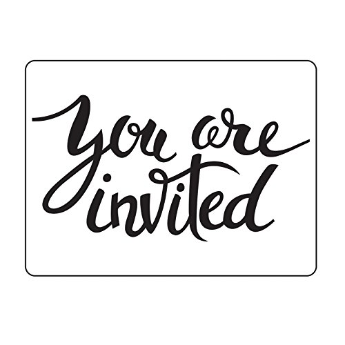 Vaessen Creative Prägeschablone You Are Invited 14,6 x 10,7 cm – Embossing Folder für Karten Basteln, Scrapbooking, Journaling – Wiederverwendbar, Präzise Ergebnisse, Für Stanzmaschinen Vaessen Creative Prägeschablone You Are Invited 14,6 x 10,7 cm – Embossing Folder für Karten Basteln, Scrapbooking, Journaling – Wiederverwendbar, Präzise Ergebnisse, Für Stanzmaschinen von Vaessen Creative