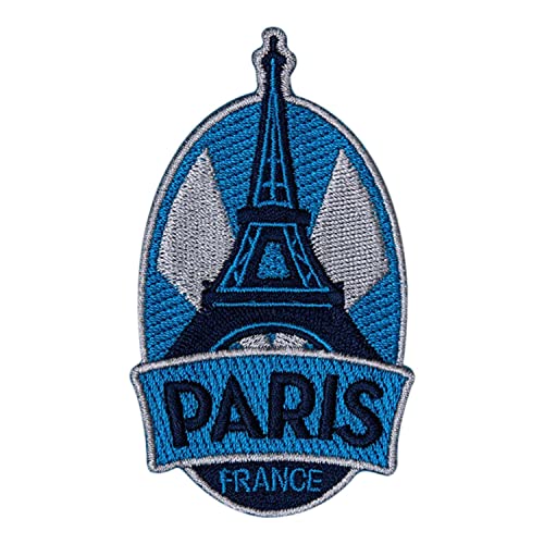 Paris Frankreich Reise Patch - Eiffelturm / Tolles Souvenir für Rucksäcke und Gepäck / Rucksackreisen und Reiseabzeichen von Vagabond Heart Co.