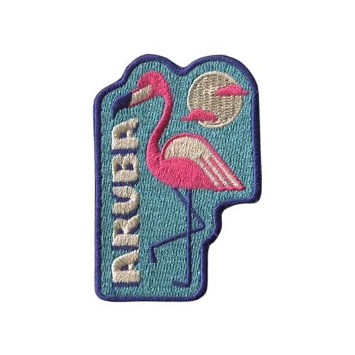 Vagabond Heart Aruba Aufnäher zum Aufbügeln, Aruba-Souvenir, Aruba-Flamingo-Geschenk Vagabond Heart Aruba Aufnäher zum Aufbügeln, Aruba-Souvenir, Aruba-Flamingo-Geschenk von Vagabond Heart