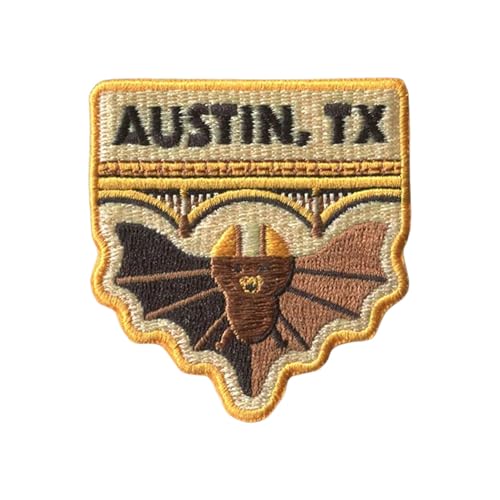 Vagabond Heart Austin Texas Bügelbild – Austin Souvenir – Austin TX Patch – Kongress Street Bridge Fledermäuse Geschenk – Keep Austin Weird Vagabond Heart Austin Texas Bügelbild – Austin Souvenir – Austin TX Patch – Kongress Street Bridge Fledermäuse Geschenk – Keep Austin Weird von Vagabond Heart