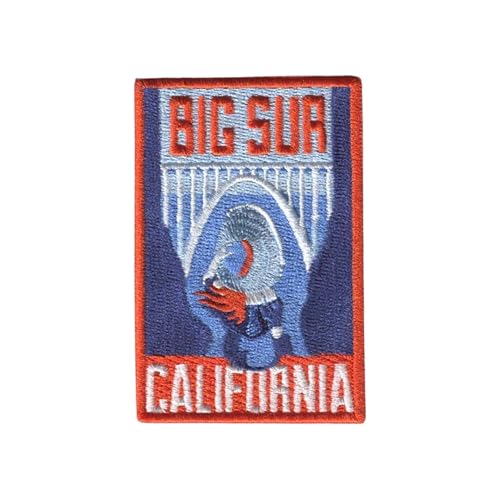 Vagabond Heart Big Sur California Aufnäher zum Aufbügeln – Big Sur Souvenir – Big Sur CA Patch – Bixby Creek Bridge Geschenk von Vagabond Heart