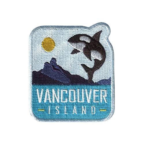Vagabond Heart Vancouver Island Aufnäher zum Aufbügeln auf Reisen von Vagabond Heart
