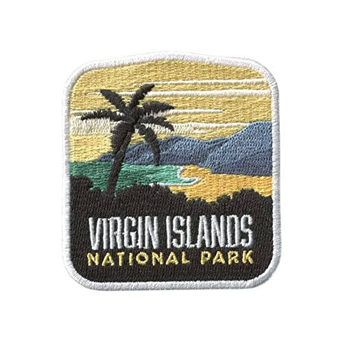 Vagabond Heart Virgin Islands National Park Patch – Jungferninseln Souvenir – Aufbügler auf Reisen von Vagabond Heart